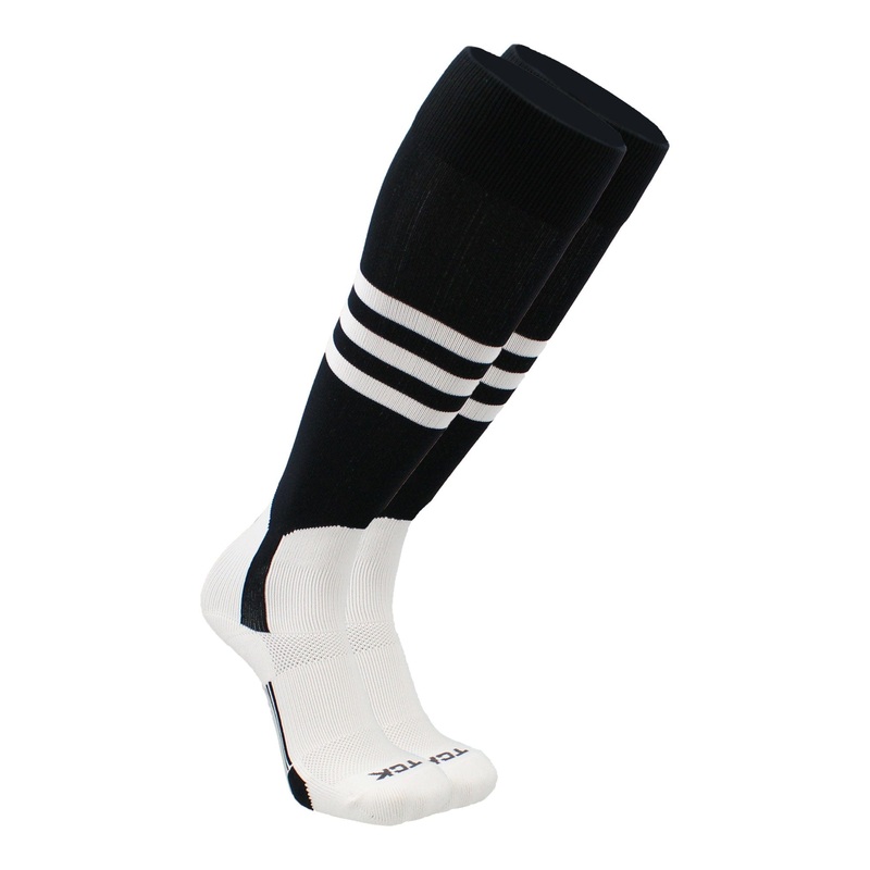 TCK Baseball Stirrup Socks with Stripes Pattern B
