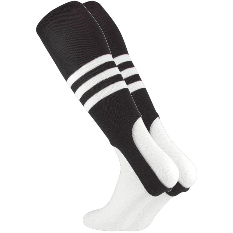 TCK Striped Baseball Stirrups 7 Inch Pattern B