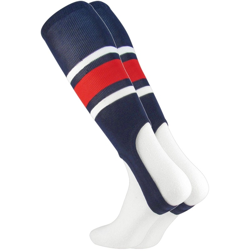 TCK Striped Baseball Stirrups 7 Inch Pattern E