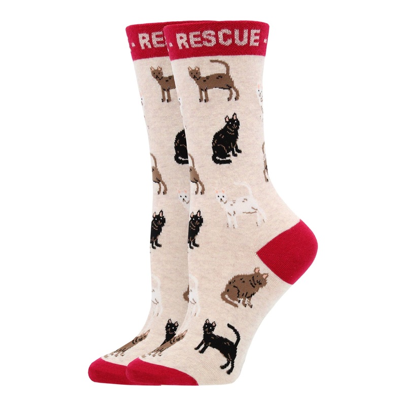 Adopt a Cat Socks Perfect Cat Lovers Gift