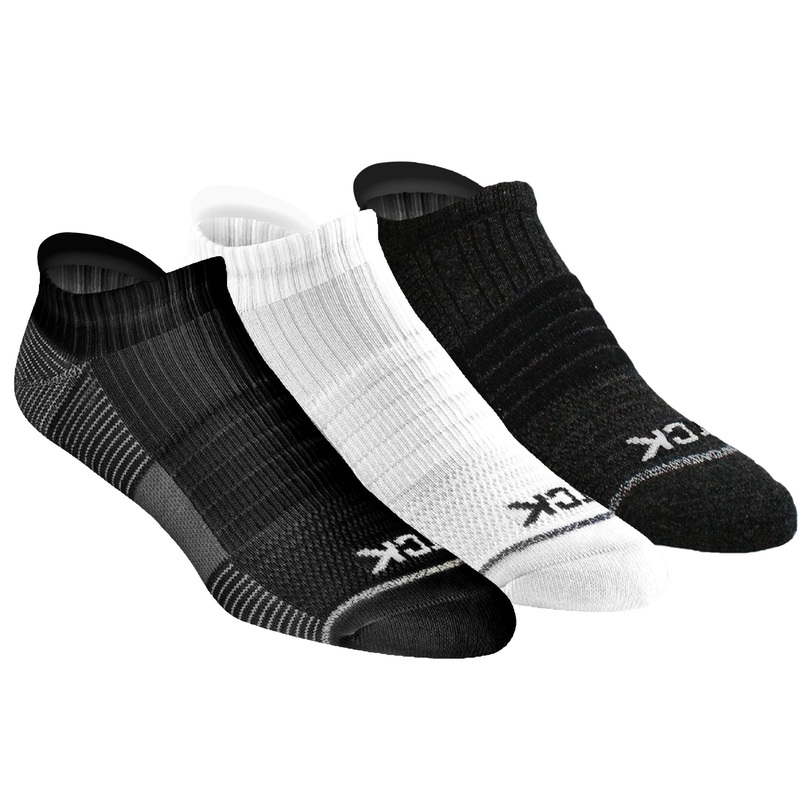 Low Cut Ankle Socks with Tab for Men and Women – 3-pack Athletic Socks for Running, Walking- made from Recycled Materials