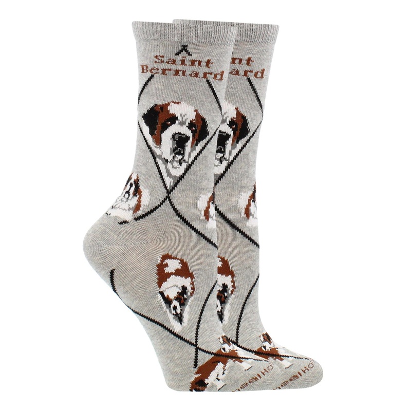 Saint Bernard Socks Perfect Dog Lovers Gift