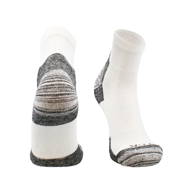 Pickleball Quarter Sock|White|Black|Large|Medium|X-Large