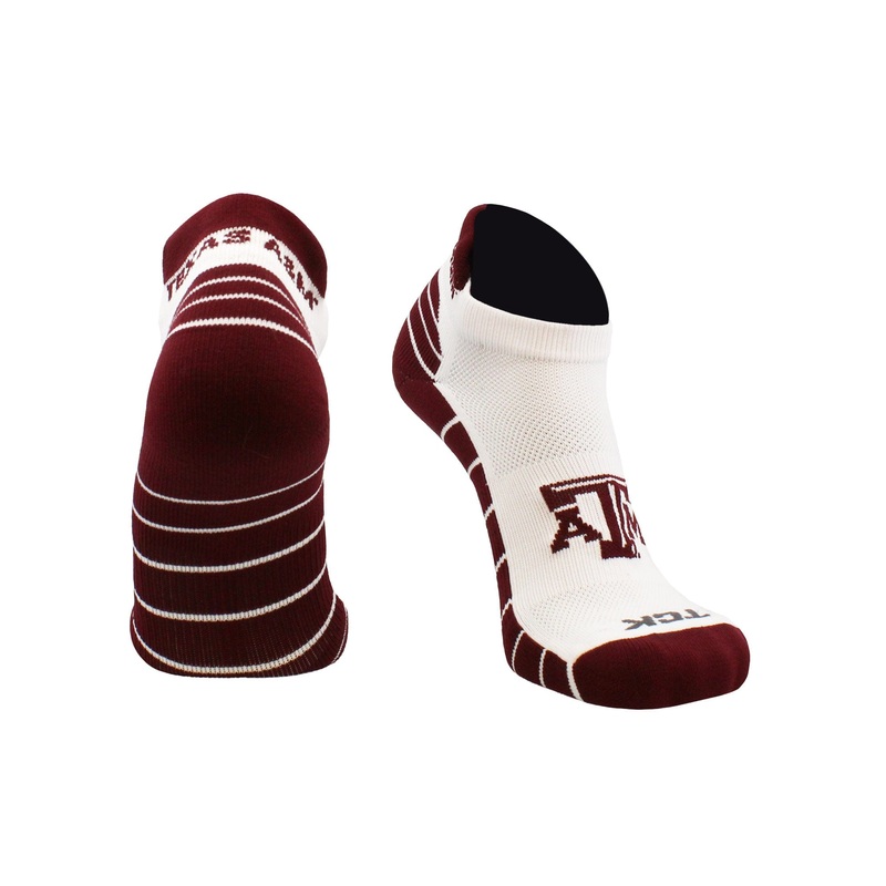 Texas A&M Golf Socks|Texas A&M White/Maroon|Large|Medium