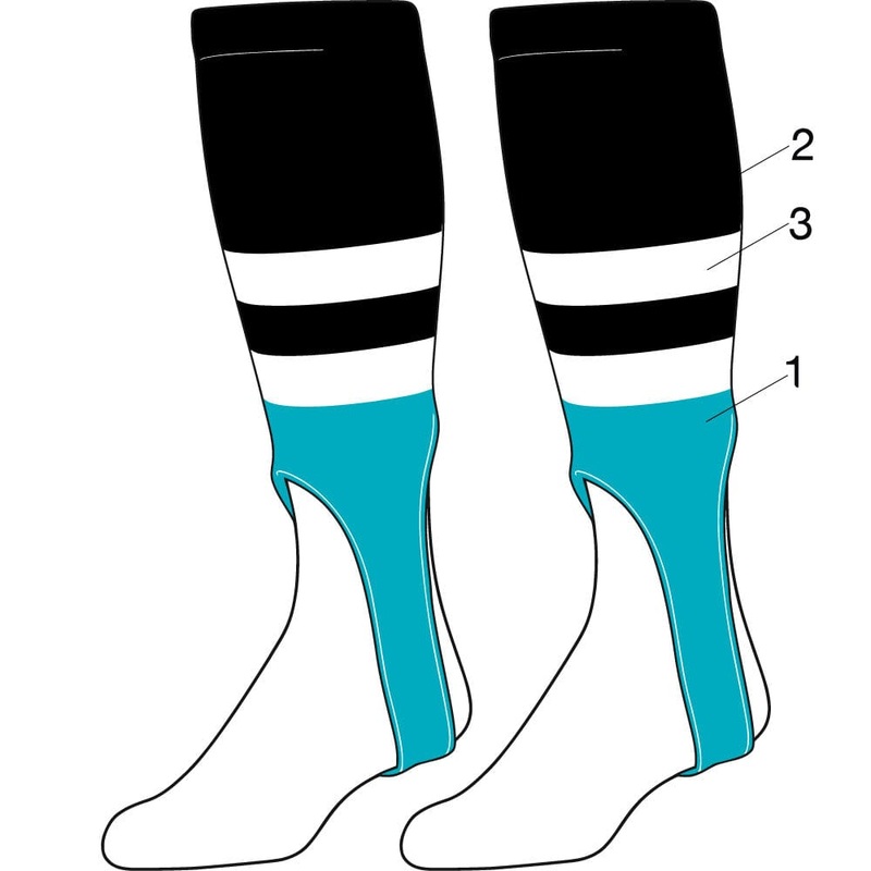 Custom Baseball Stirrups Pattern G
