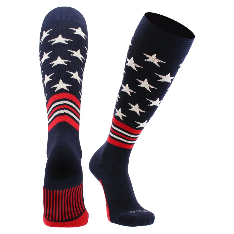 Freedom Baseball Socks USA Stripes