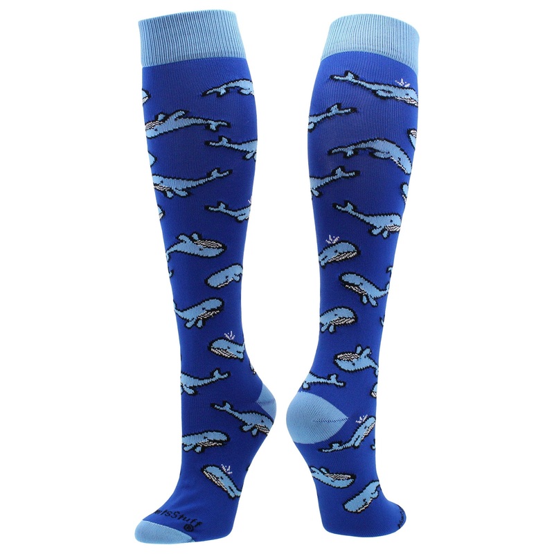 Happy Whales Athletic Over the Calf Socks