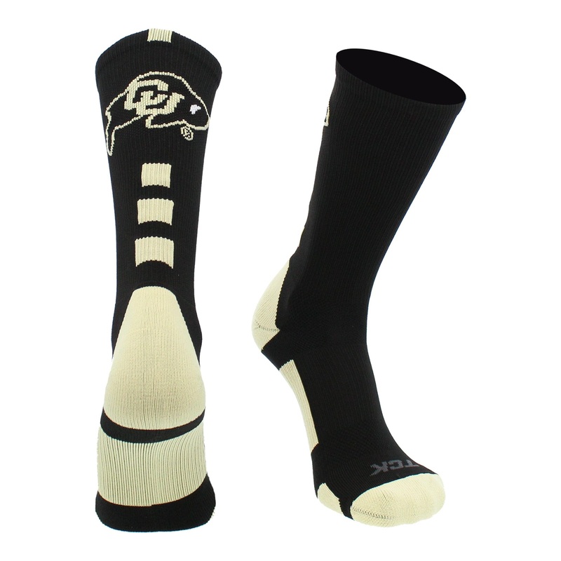 NCAA Colorado Buffs Socks Baseline Crew