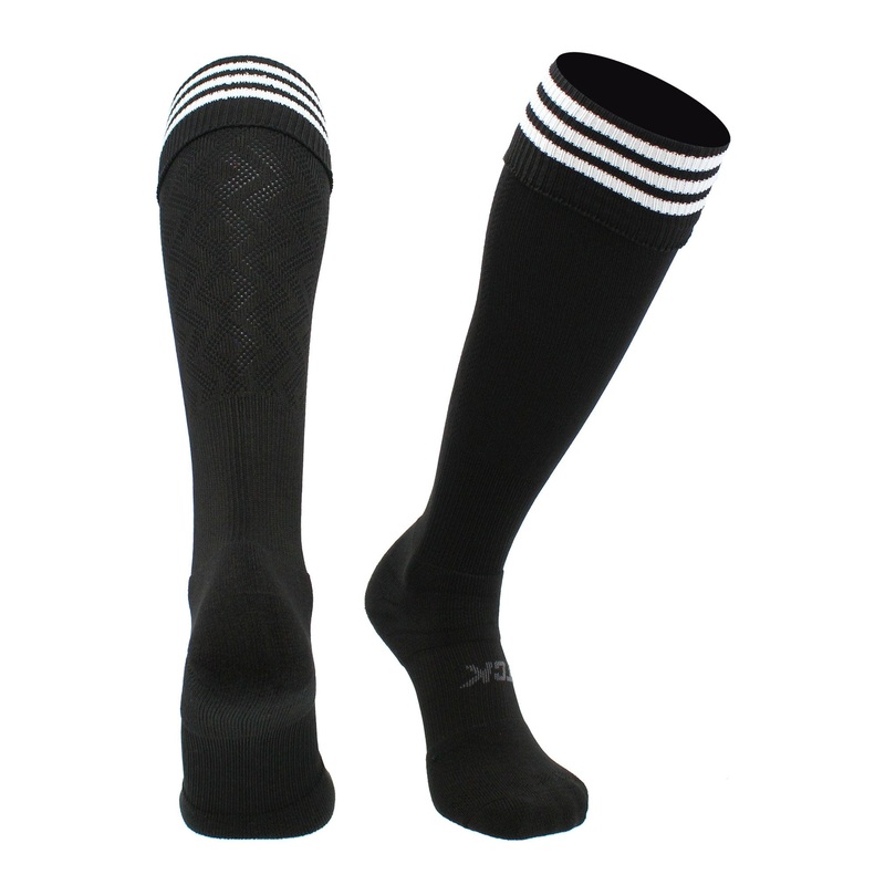 Premier Soccer Sock with Fold Down Stripes