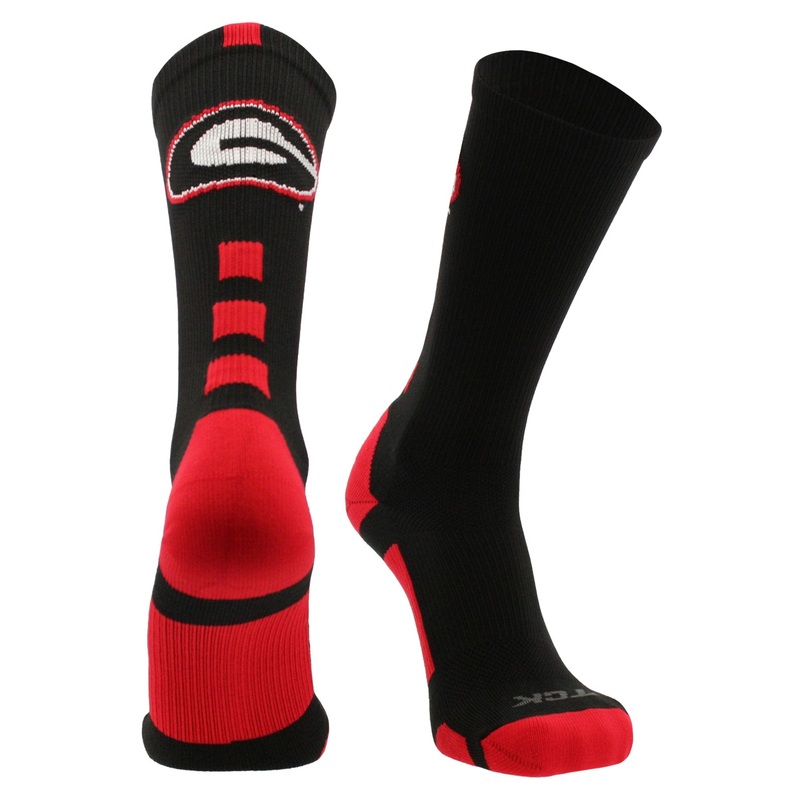 Georgia Bulldogs Baseline Crew Socks