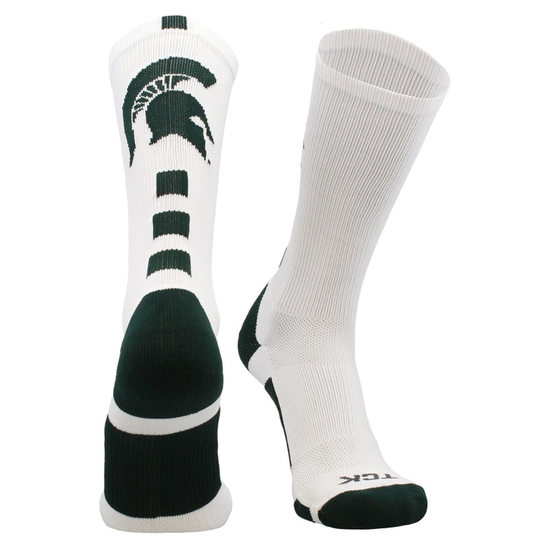 Michigan State Spartans Baseline Crew Socks