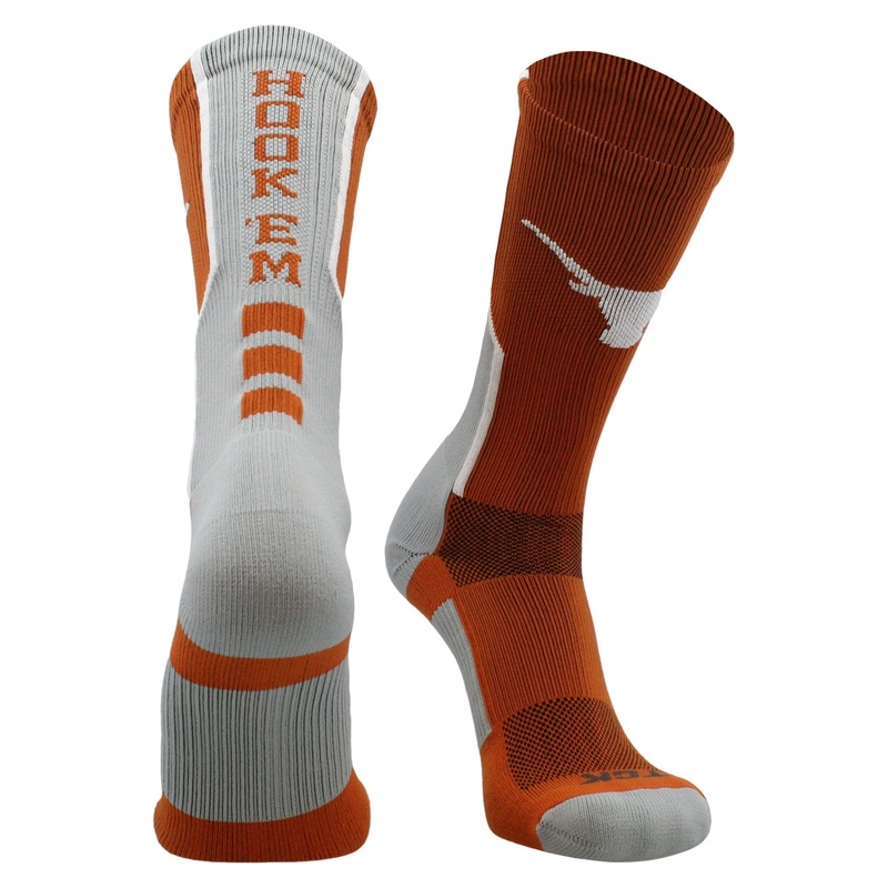 Texas Longhorns Perimeter Crew Socks