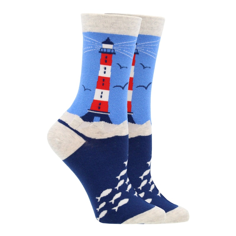 Lighthouse Socks for Perfect Ocean Lovers Gift