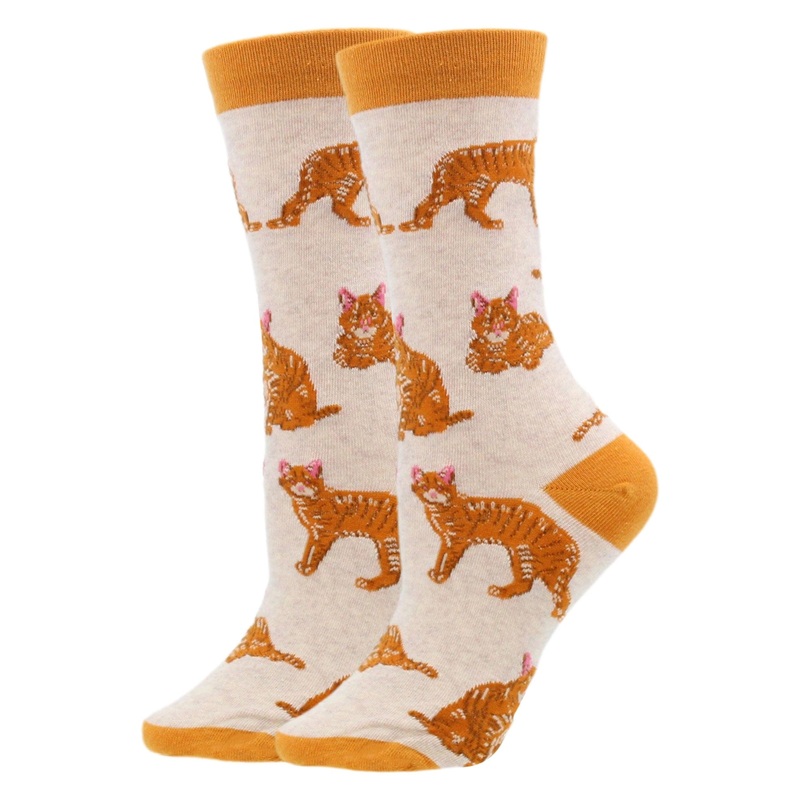 Orange Tabby Cat Socks Perfect Cat Lovers Gift