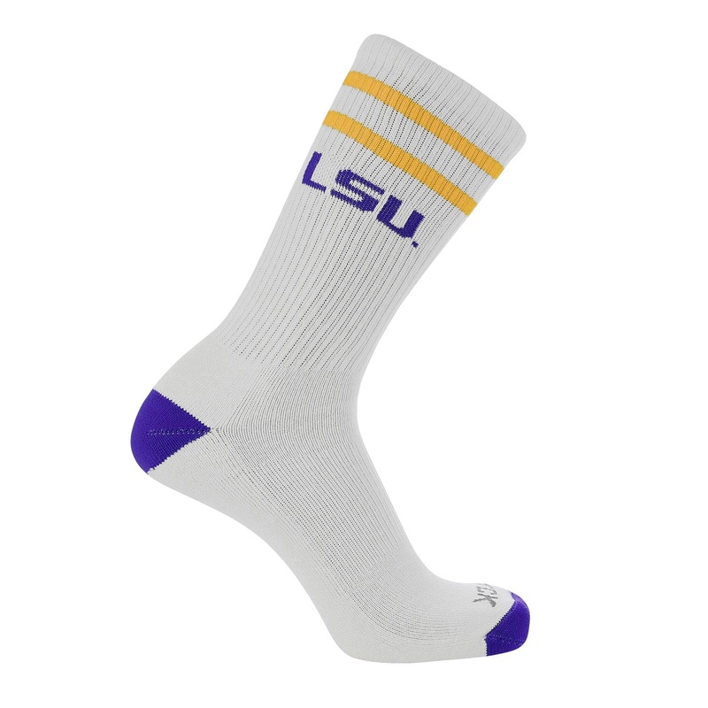 Vintage LSU Tigers Socks NCAA Socks For Men and Womens Soft Cotton Sock