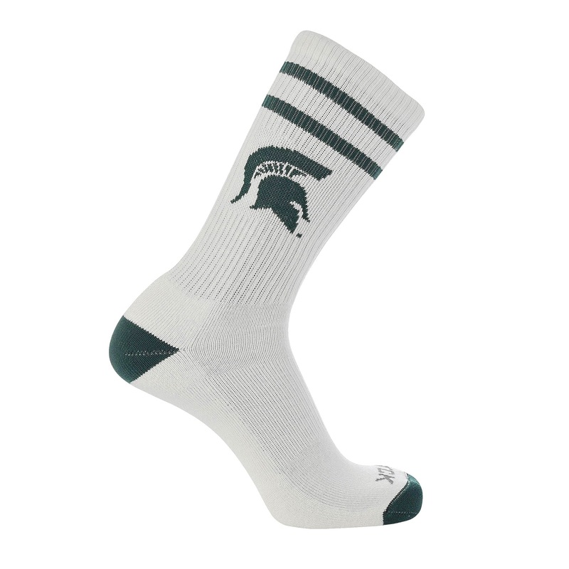 Vintage Michigan State Spartans Socks NCAA Socks For Men and Womens Soft Cotton Sock
