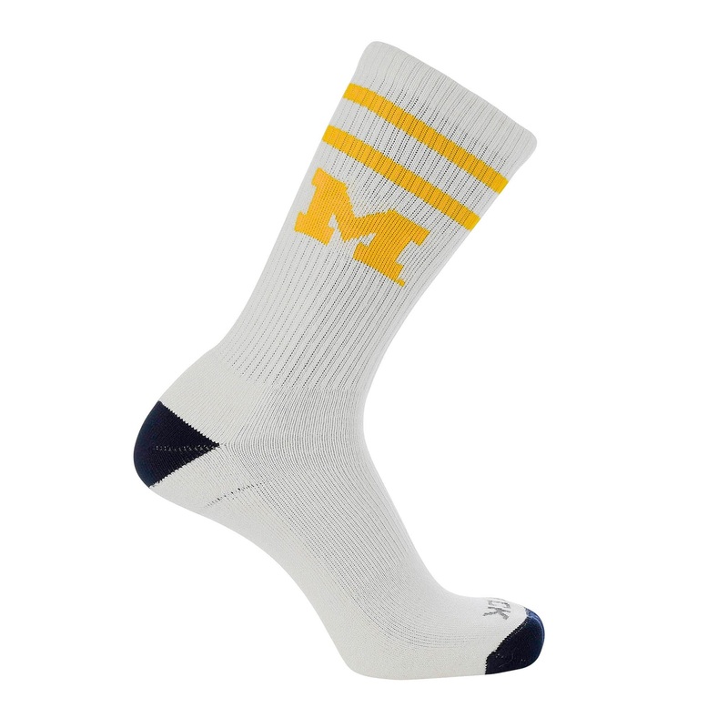 Vintage Michigan Wolverines Socks NCAA Socks For Men and Womens Soft Cotton Sock