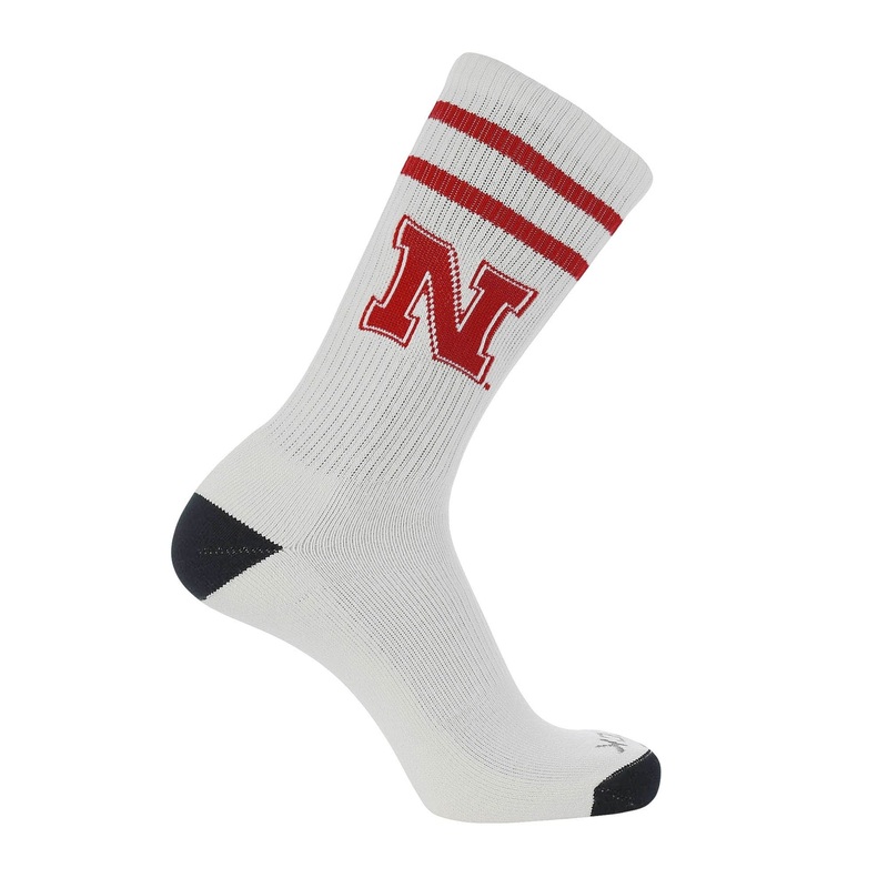Vintage Nebraska Cornhuskers Socks NCAA Socks For Men and Womens Soft Cotton Sock