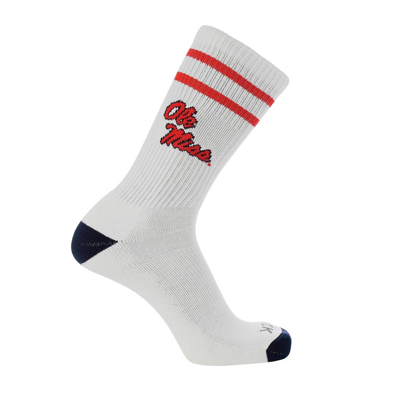 Vintage Ole Miss Rebels Socks NCAA Socks For Men and Womens Soft Cotton Sock