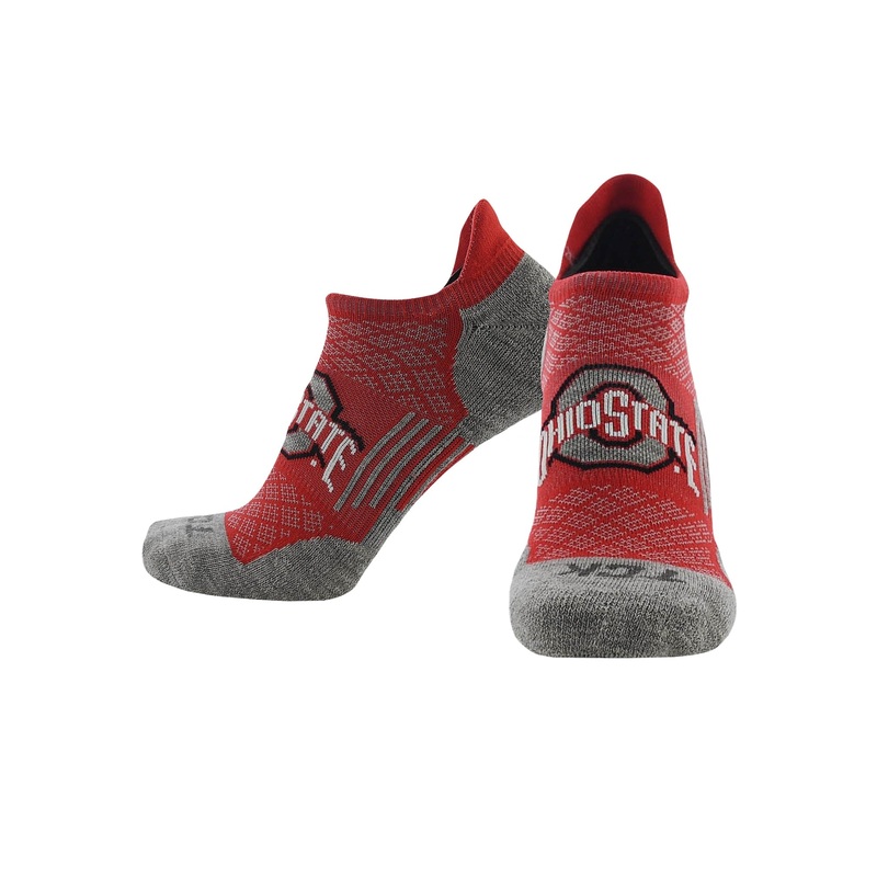 Ohio State Buckeyes No Show Tour Socks