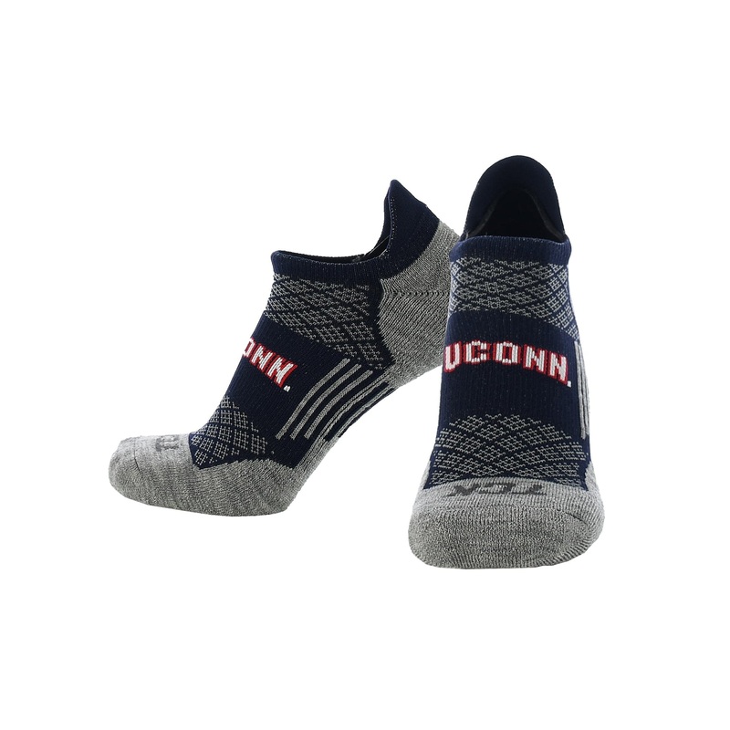 UConn Huskies No Show Tour Socks