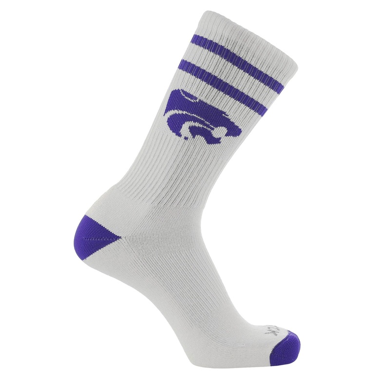 Vintage Kansas State Wildcats Socks NCAA Socks For Men and Womens Soft Cotton Sock