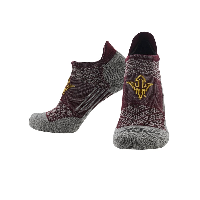 Arizona State Sun Devils No Show Tour Socks