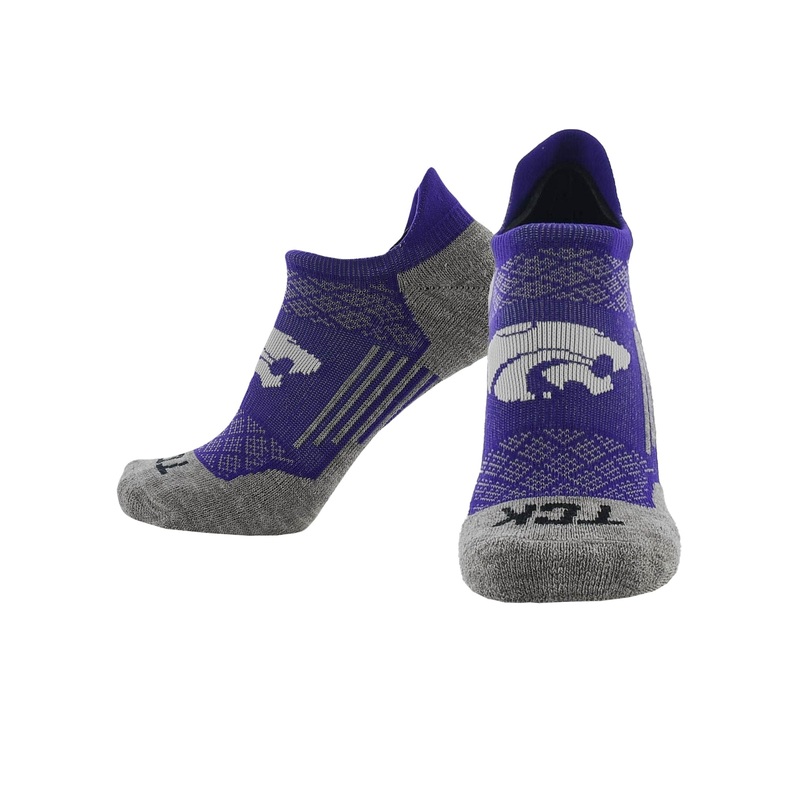 Kansas State Wildcats No Show Tour Socks