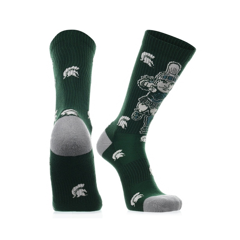 Michigan State Spartans Mayhem Crew Socks