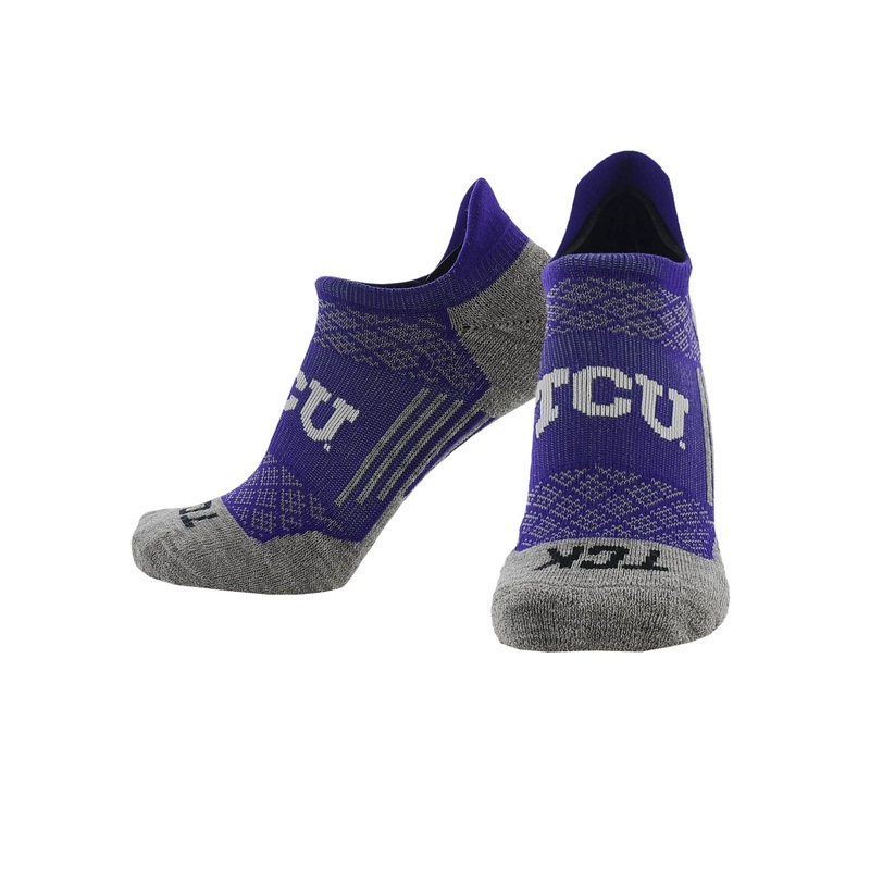 TCU Horned Frogs No Show Tour Socks