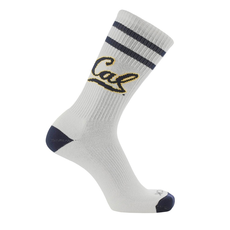 Vintage California Golden Bears Socks NCAA Socks For Men and Womens Soft Cotton Sock