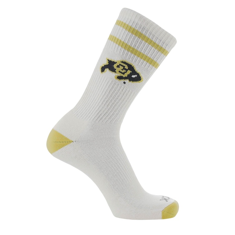 Vintage Colorado Buffaloes Socks NCAA Socks For Men and Womens Soft Cotton Sock