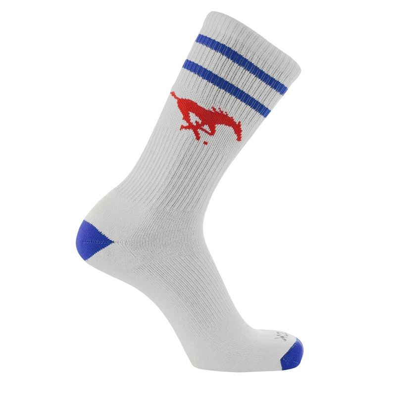 Vintage SMU Mustangs Socks NCAA Socks For Men and Womens Soft Cotton Sock
