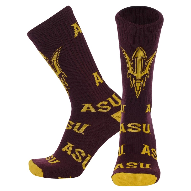 Arizona State Sun Devils Mayhem Crew Socks