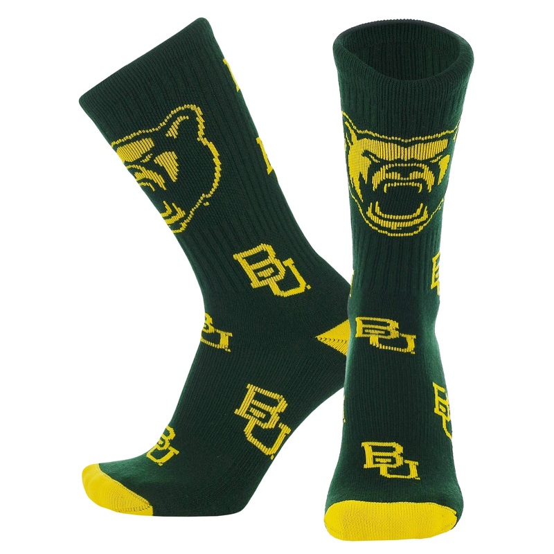 Baylor Bears Mayhem Crew Socks
