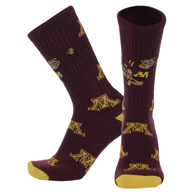 Minnesota Golden Gophers Mayhem Crew Socks