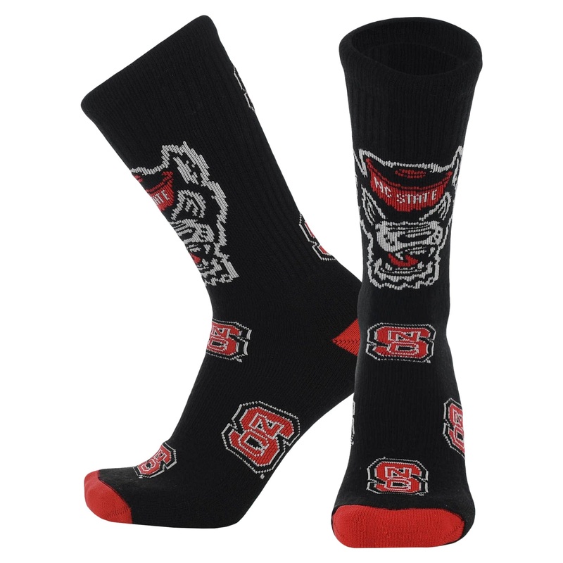 NC State Wolfpack Mayhem Crew Socks
