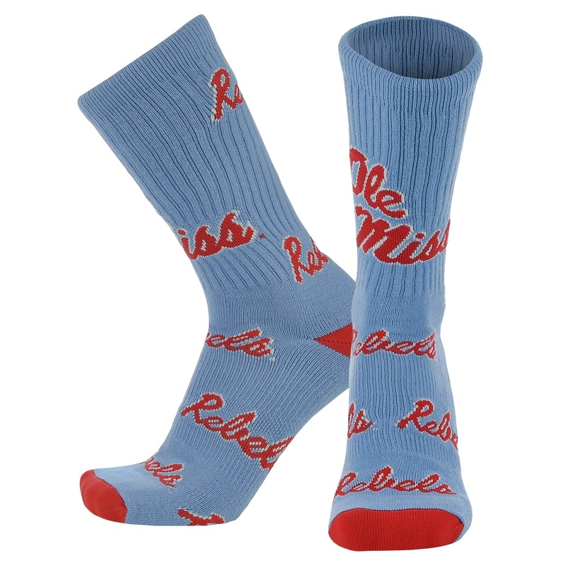 Ole Miss Rebels Mayhem Crew Socks