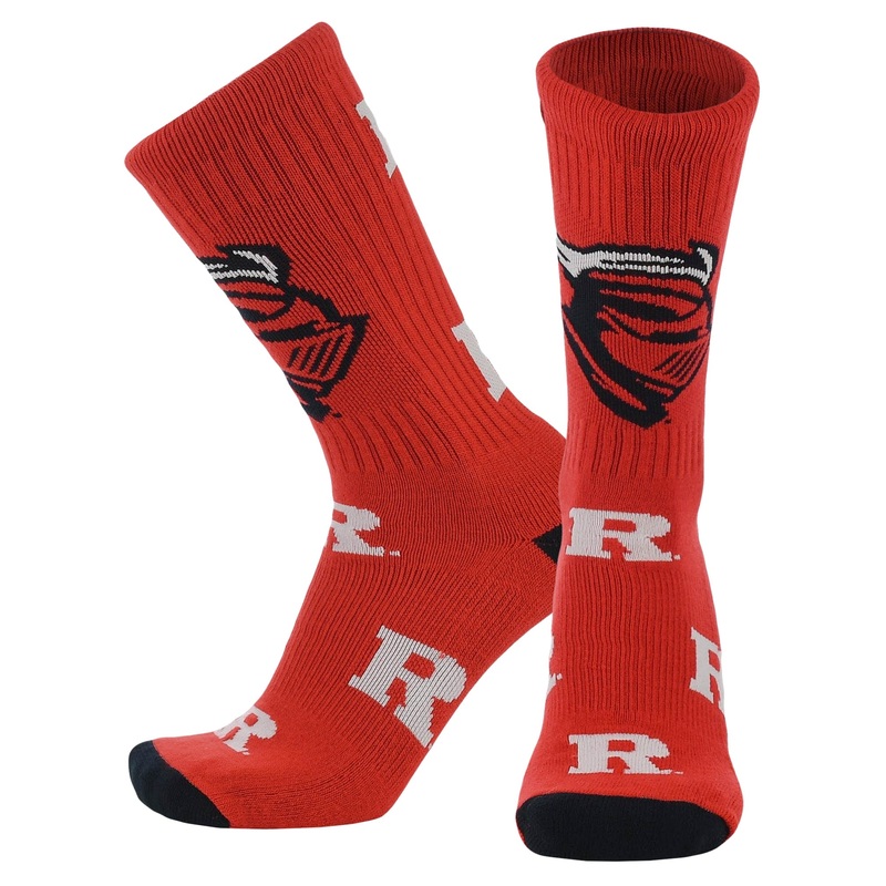 Rutgers Scarlet Knights Mayhem Crew Socks