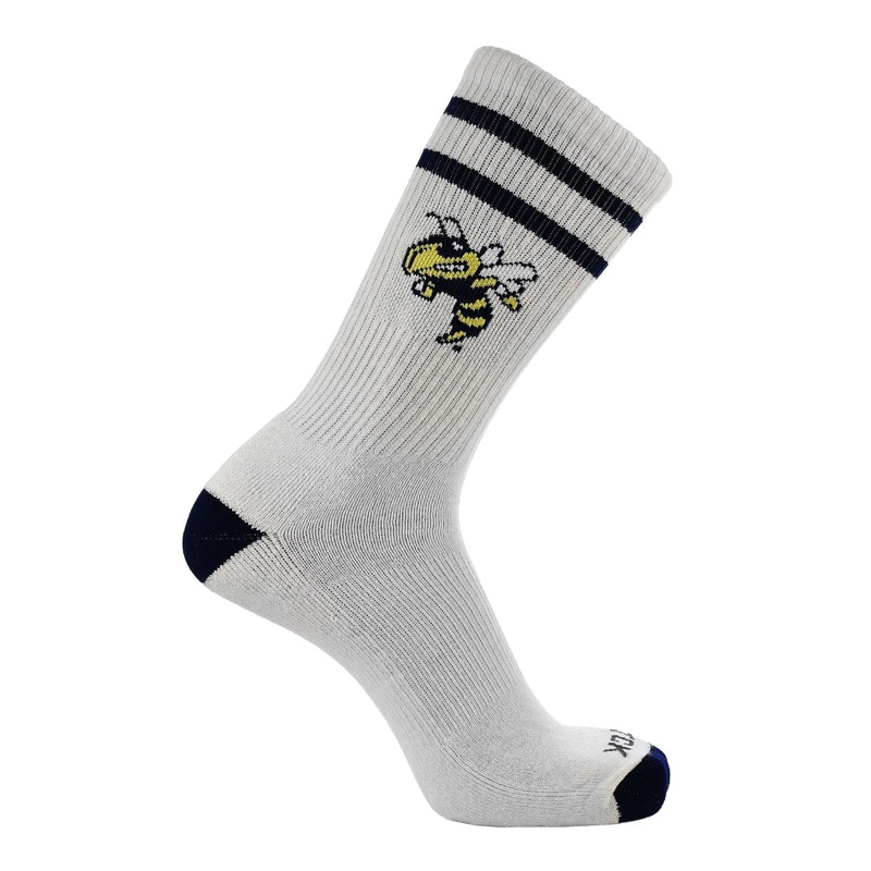 Vintage Georgia Tech Yellow Jackets Socks NCAA Socks For Men and Womens Soft Cotton Sock
