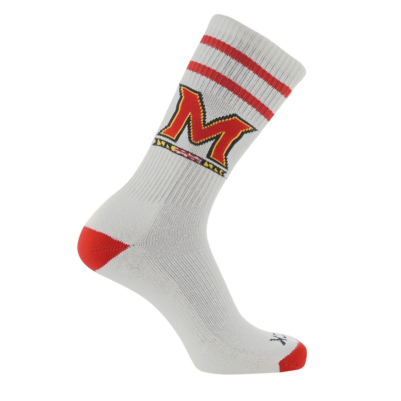 Vintage Maryland Terrapins Socks NCAA Socks For Men and Womens Soft Cotton Sock