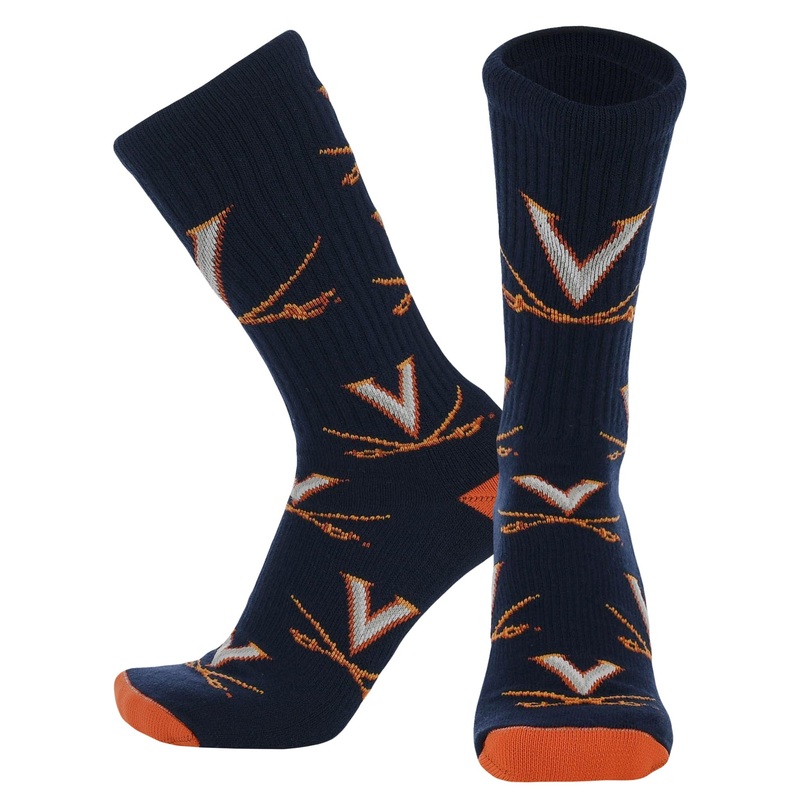Virginia Cavaliers Mayhem Crew Socks