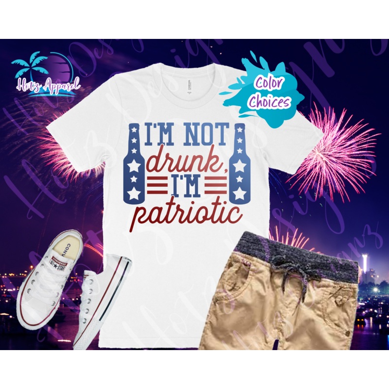 4th of July – I’m Patriotic Men’s Shirt