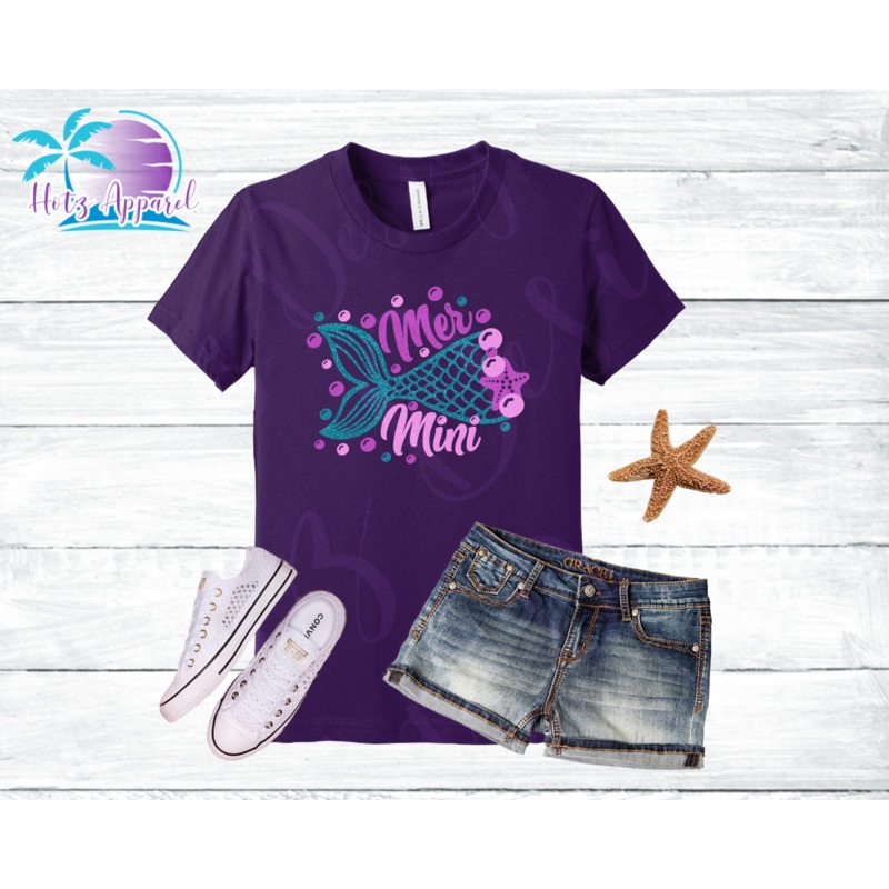 Mermaid Glitter Girl’s Shirt|S|M|L|XL
