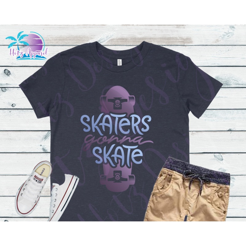 Skaters Gonna Skate Boys’ Shirt