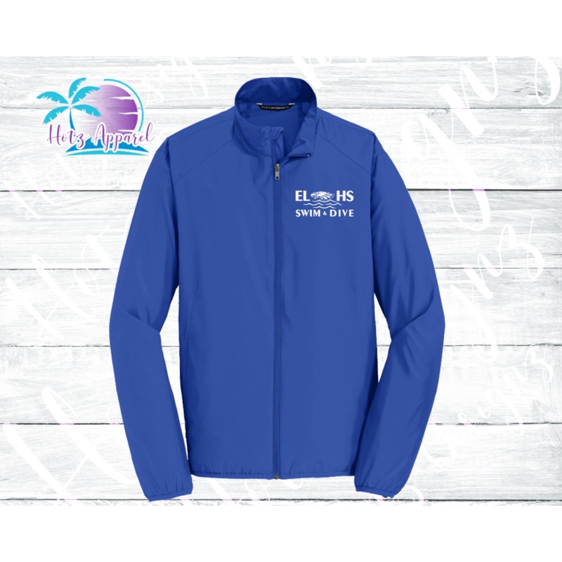 ELHS Swim & Dive Full-Zip Windbreaker