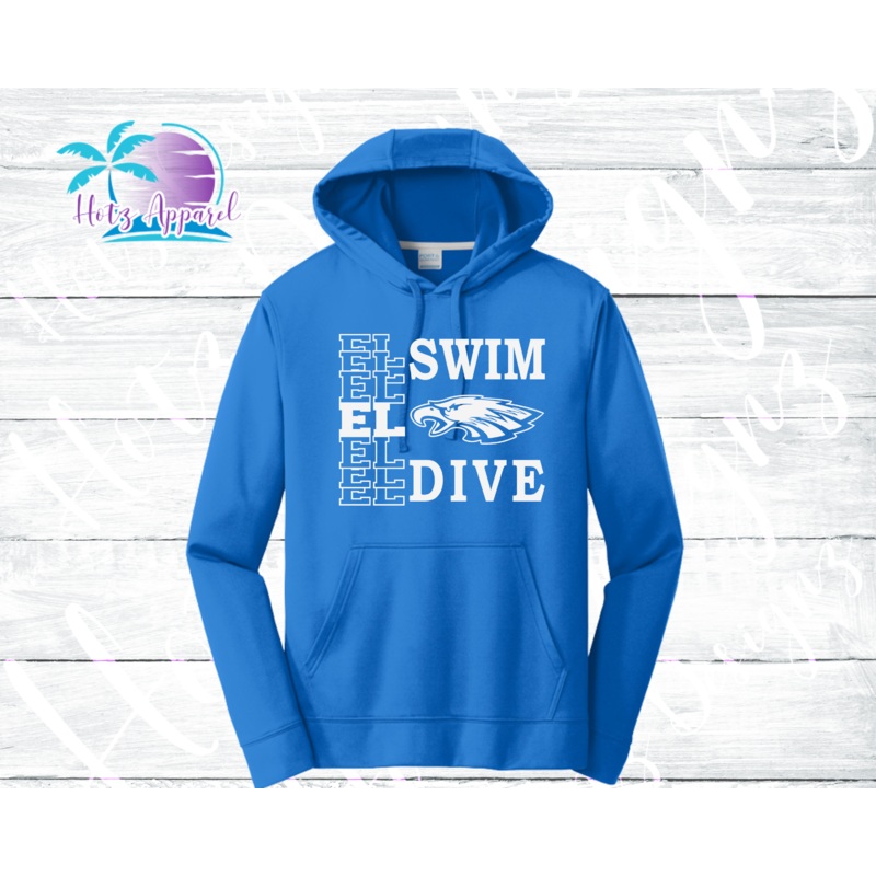 ELHS Swim & Dive Performance Hoodie