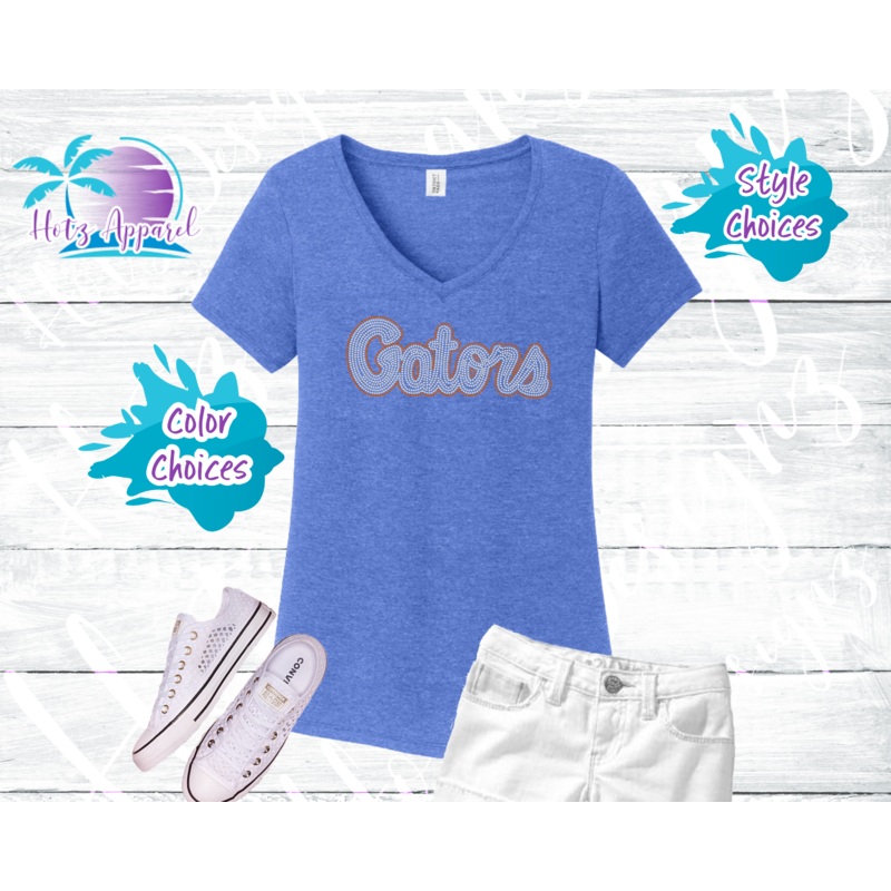 UF Gators Rhinestone Tees and Hoodie