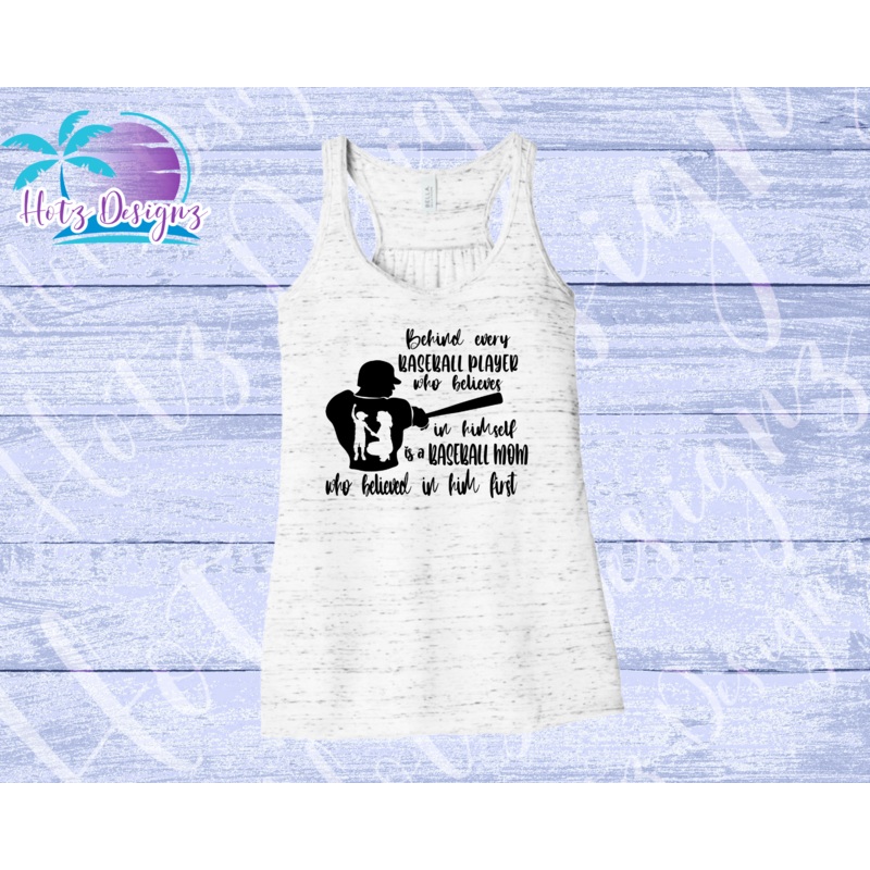 Behind Every Ball Player Ladies’ Tank Top