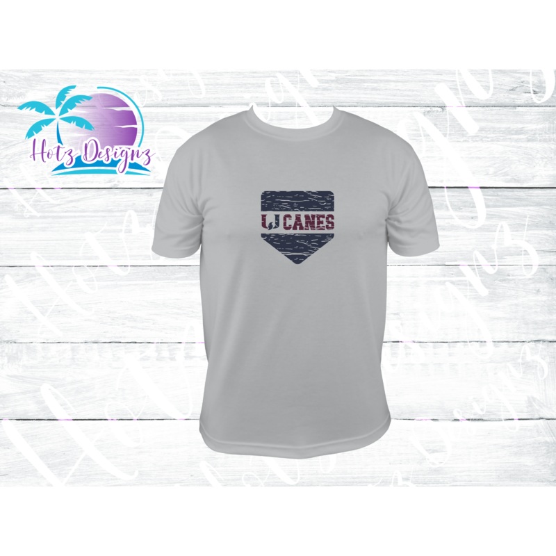PHU Home Plate Grey Shirts/Tanks